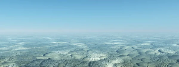 Kayalık Deniz Tabanlı Sığ Sular — Stok fotoğraf
