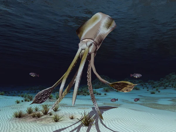 Octopus Underwater Landscape — Stock Photo, Image
