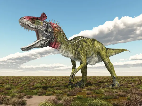 Cryolophosaurus Dinosaure Dans Paysage — Photo