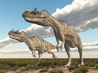 Yeryüzündeki dinozor Ceratosaurus
