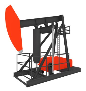 petrol pompası beyaz arkaplanda izole edildi