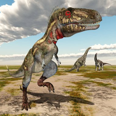 Dinozorlar Nanotyrannus ve Diamantinasaurus