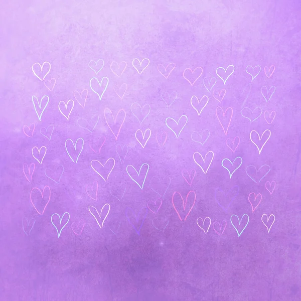 Абстрактные Сердца Дню Святого Валентина — стоковое фото