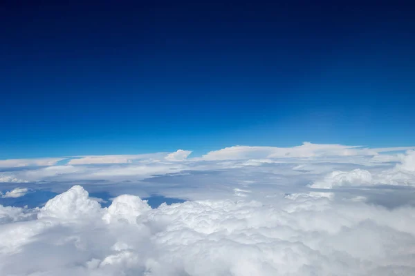 Clouds View Airplane Window Stock Photo