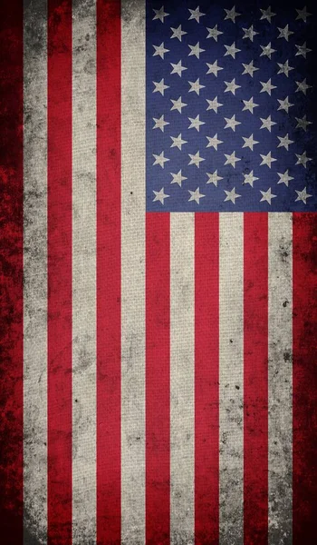 Grunge Usa Flag Close Wallpaper — стокове фото