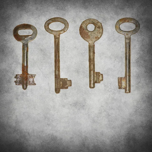 Παλιά Φόντο Υφή Παλιά Κλειδιά — Φωτογραφία Αρχείου