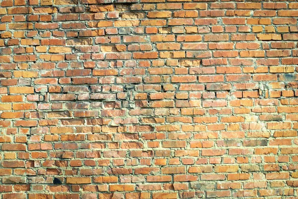 Grunge Oranžová Cihlová Zeď Texturu Pozadí — Stock fotografie