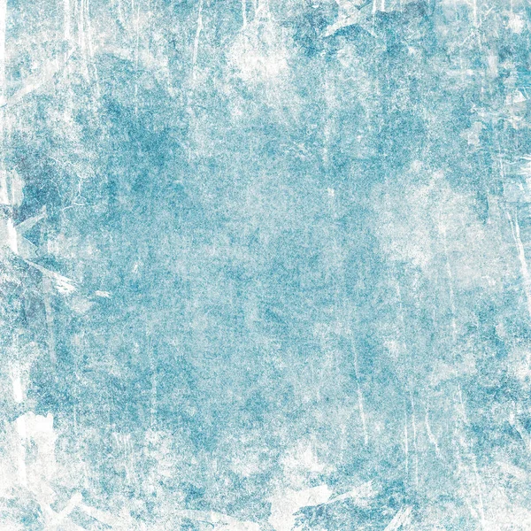 Fond Bleu Rétro Avec Texture Vieux Papier — Photo
