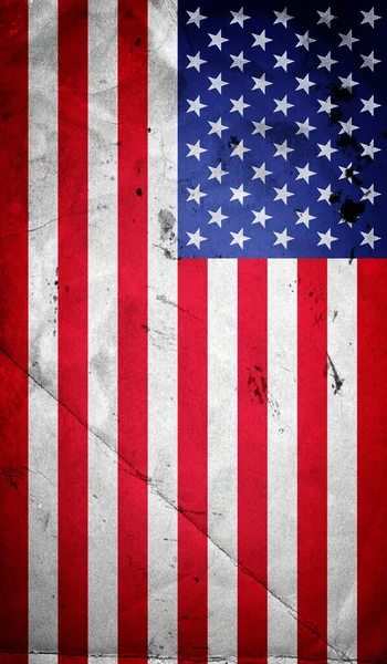 Grunge Usa Flag Duvar Kağıdını Kapat — Stok fotoğraf