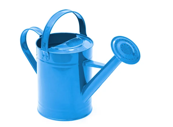 Green Watering Can Isolated White Background — Stock Photo, Image