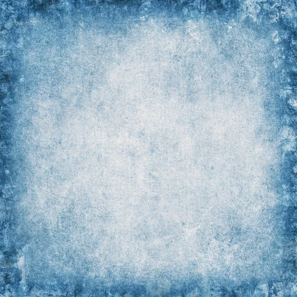 Modré Retro Pozadí Texturou Starého Papíru — Stock fotografie
