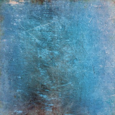 Metin için alanı olan Grunge mavi arkaplan