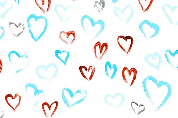 Corações Dia Valentim Abstratos — Fotografia de Stock