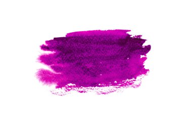 Kağıt üzerinde pembe boya konturları