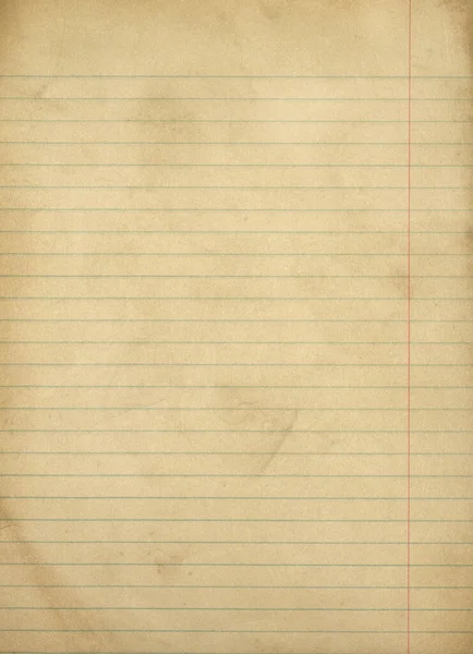 Vintage Grungy Lined Paper — Stock Photo, Image