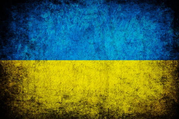Vlag Van Oekraïne Retro — Stockfoto