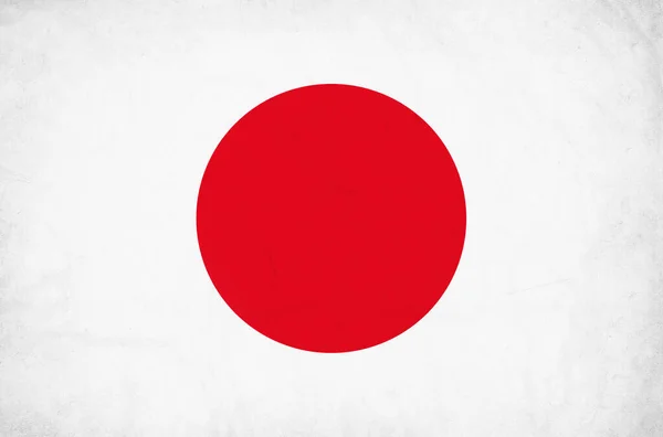 Grunge Σημαία Της Ιαπωνίας — Φωτογραφία Αρχείου