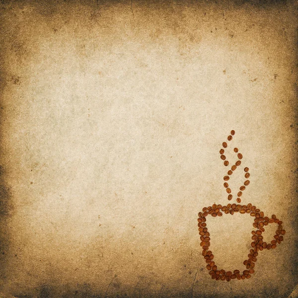 Vintage Coffee Background Close Wallpaper — Stock Photo, Image