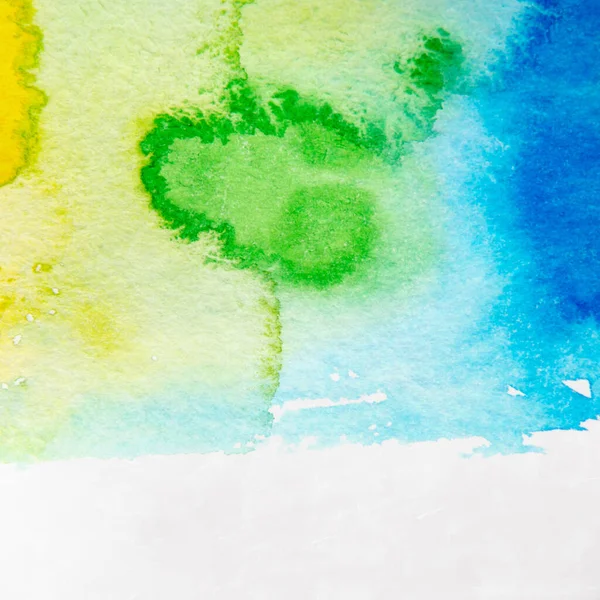 Kağıt Üzerinde Soyut Renkli Boya Darbeleri — Stok fotoğraf
