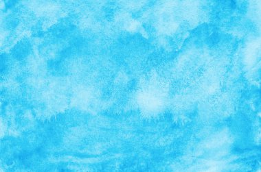 Soyut mavi suluboya arkaplan dokusu