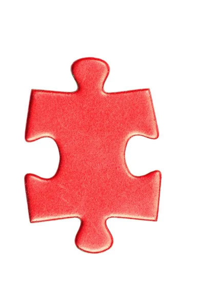 Puzzle Pieces White Background — Stock Photo, Image