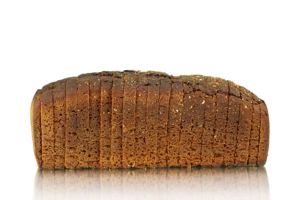 Brot Isoliert Auf Einem Weißen — Stockfoto