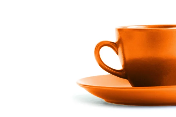 Kopp Kaffe Isolerad Vit Bakgrund — Stockfoto