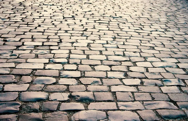 Cobbled Road Background — Stock Photo, Image