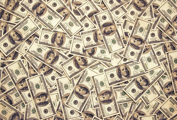 Background Money American Hundred Dollar Bills — Stock Photo, Image