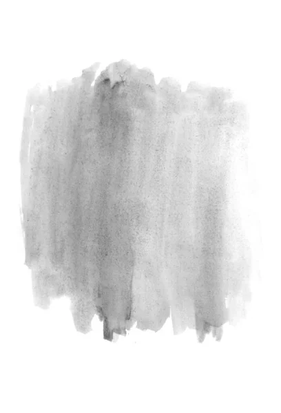 Festék Ecset Ecsetvonás Textúra Akvarell Levélcsíkoltsággal Elszigetelt — Stock Fotó