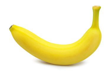 Beyaz arkaplanda izole muzlar