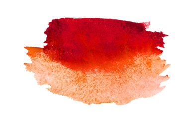 Arka plan üzerinde izole fırça darbesi