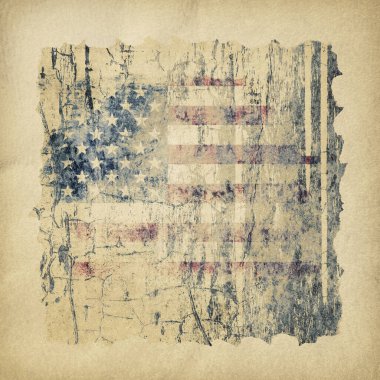 Grunge USA Bayrağı, doku