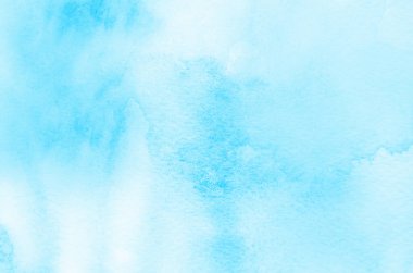 Soyut mavi suluboya arkaplan dokusu