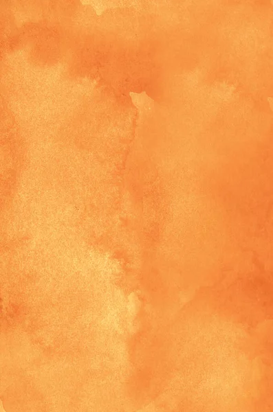 Αφηρημένο Φόντο Πορτοκαλί Ακουαρέλα — Φωτογραφία Αρχείου