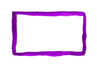 Soyut pembe çerçeve suluboya