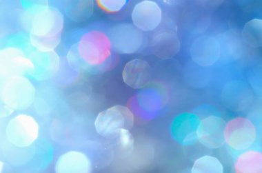 soyut mavi bokeh arka plan bulanık.