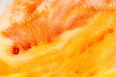 kağıt üzerine sarı suluboya