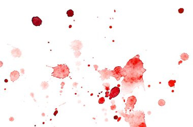 Soyut kırmızı suluboya arkaplanı