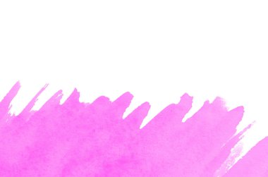 kağıt üzerine pembe suluboya