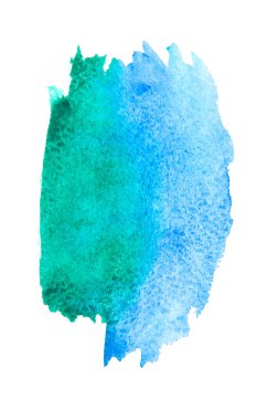 Arka plan üzerinde izole fırça darbesi