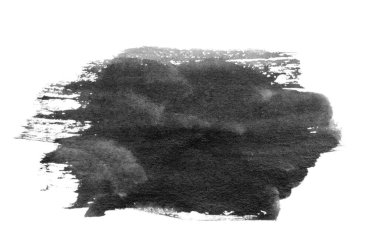 Arka plan üzerinde izole fırça darbesi