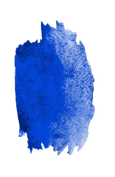 Kağıt üzerinde mavi boya konturları