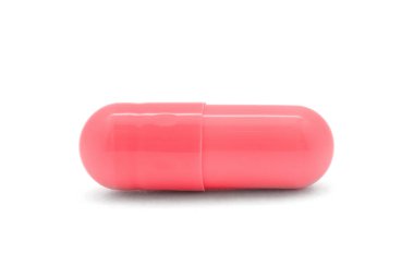 hap kapsülleri beyaz arkaplanda izole