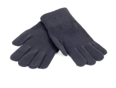 beyaz izole eldivenler