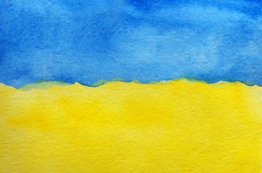 Flag of Ukraine retro background texture