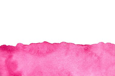 kağıt üzerine pembe suluboya