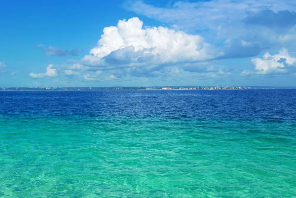 Hermoso Cielo Mar Azul — Foto de Stock