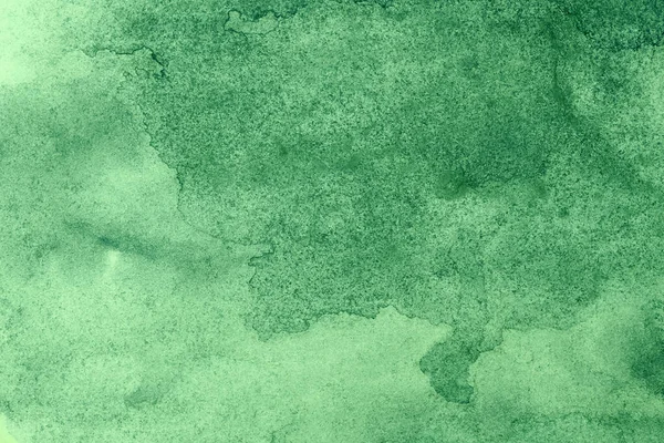 Abstraktes Grünes Aquarell Hintergrund Textur — Stockfoto