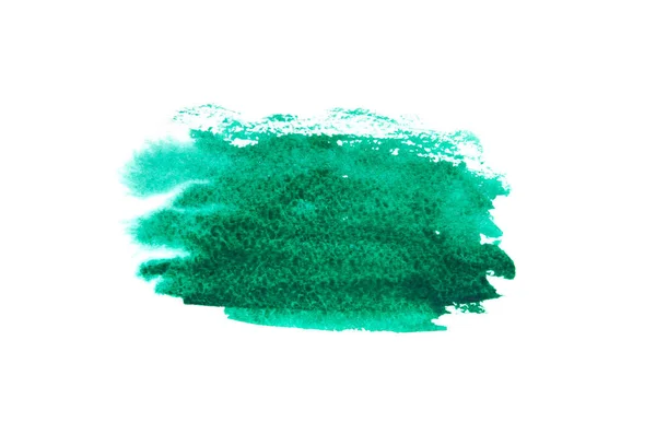 Arkaplanda Yeşil Fırça Darbesi Izole Edildi — Stok fotoğraf